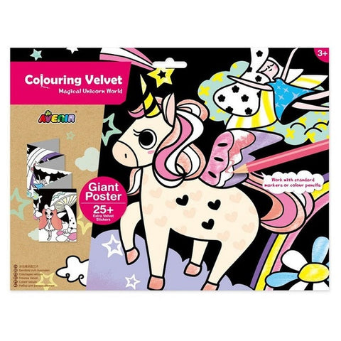 Giant Velvet Colouring Poster