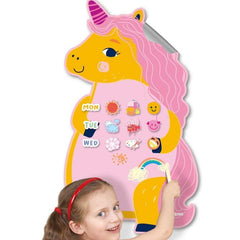 Magnetic Unicorn Wall Chalkboard