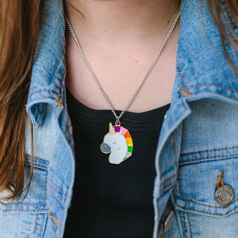 Rainbow Unicorn Necklace