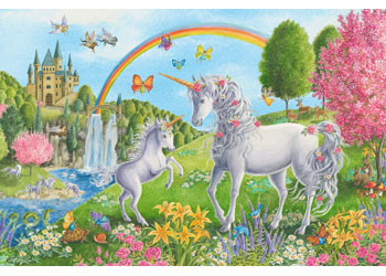 Prancing Unicorns Super Sized Floor Puzzle