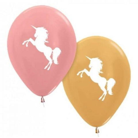 Metallic Unicorn Party Balloons - 50 pack - Finding Unicorns