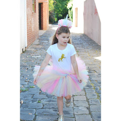 Handmade Rainbow Unicorn Dress-Up Set with Headband - Finding Unicorns