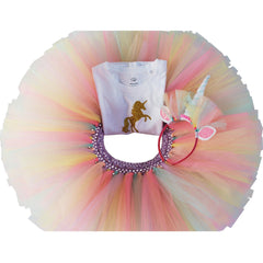 Handmade Rainbow Unicorn Dress-Up Set with Headband - Finding Unicorns