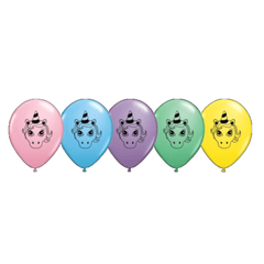 100 Assorted Unicorn Balloons