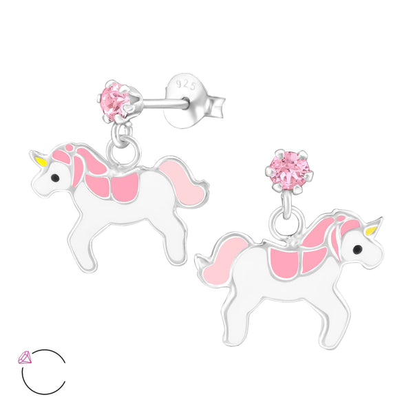 Dangle Unicorn Earrings