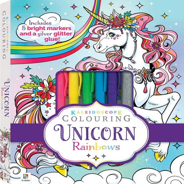 Unicorn Colouring Book — Rainbows