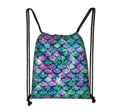 Magical Mermaid Drawstring Bag