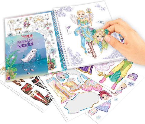 Fantasy Model Mermaid Sticker Book