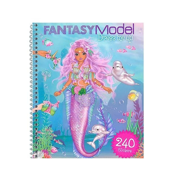 Fantasy Model Mermaid Sticker Book