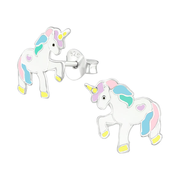 Prancing Pastel Unicorn Earrings
