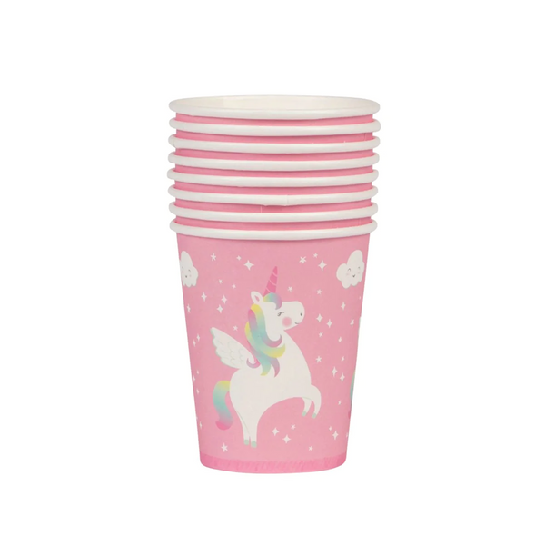 Rainbow Unicorn Party Cups