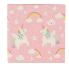 Rainbow Unicorn Party Napkins