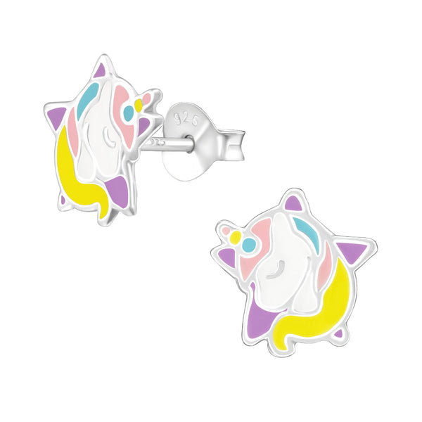 Sleepy Unicorn Studs