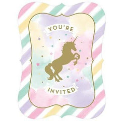 Unicorn Sparkle Party Invitations - Finding Unicorns