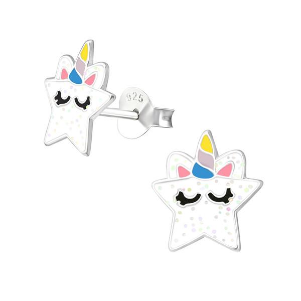 Unicorn Star Stud Earrings