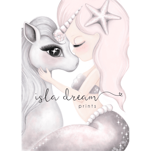 Cotton & Coral - Unicorn and Mermaid Artwork - Finding Unicorns