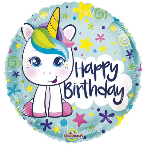 Cute Happy Birthday Unicorn Balloon - Finding Unicorns