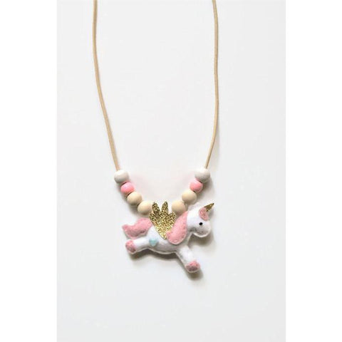 Felt Unicorn Necklace - Finding Unicorns