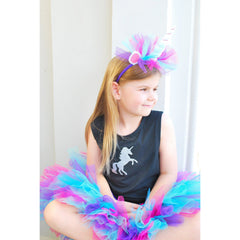 Handmade Galaxy Unicorn Dress-Up Set with Headband - Finding Unicorns