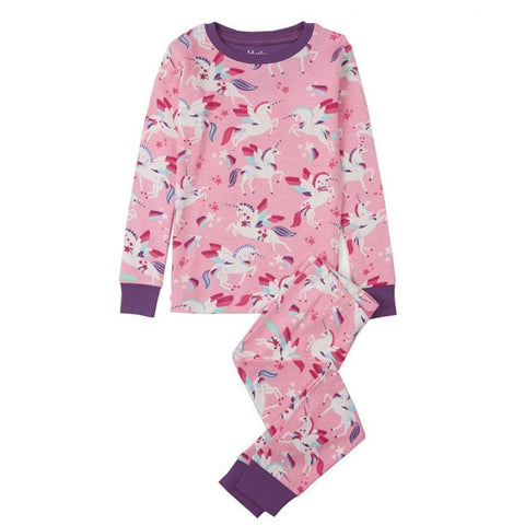 Winged Unicorns Long Sleeve PJs - Finding Unicorns