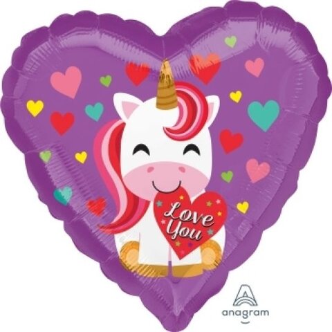 Unicorn 'I Love You' Balloon
