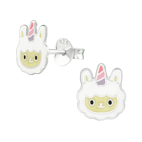 Llamacorn Stud Earrings