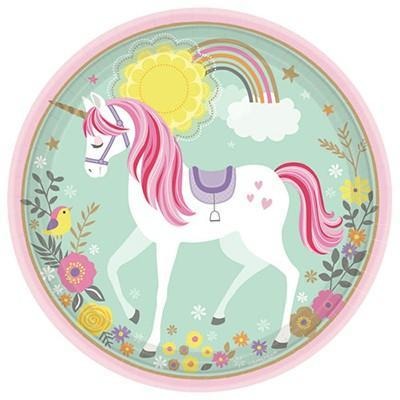 Magical Unicorn Large Plates