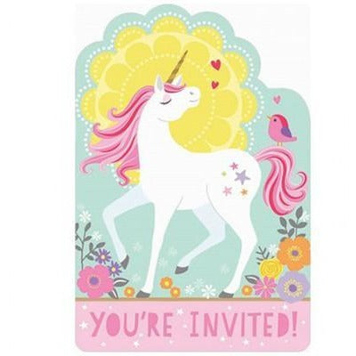 Magical Unicorn Party Invitations