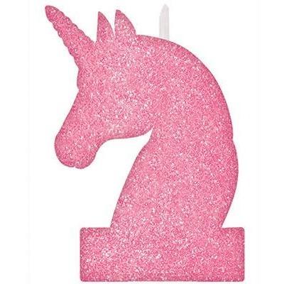 Magical Unicorn Large Glitter Candle