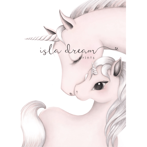Mila & Mum - Unicorn Artwork - Finding Unicorns