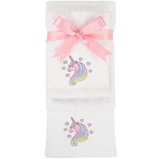 Unicorn Hand Towel Set