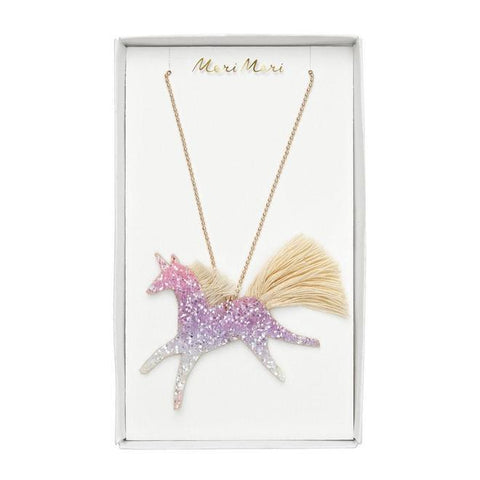 Ombré Glittered Unicorn Necklace - Finding Unicorns