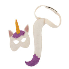 Fair Trade Unicorn Mask and Tail Dress-Up Set