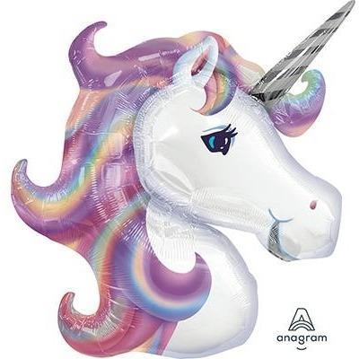 Unicorn Head Balloon - Pastel