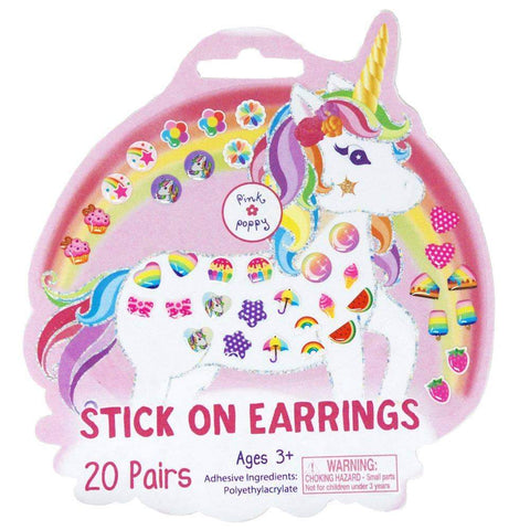 Unicorn Sweets Stick on Earrings