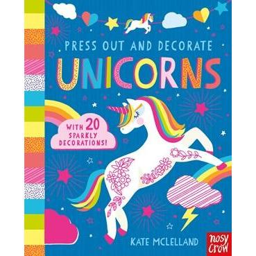 Press Out and Decorate Unicorns Book