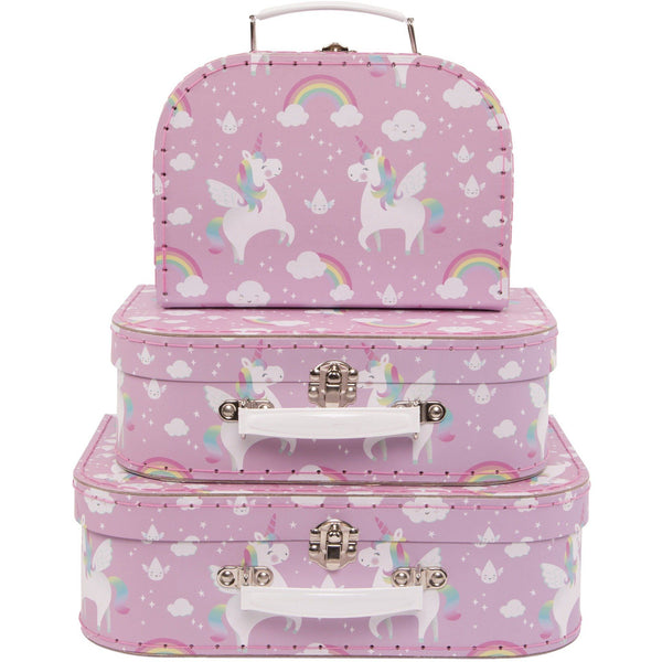 Rainbow Unicorn Suitcases (Set of 3)