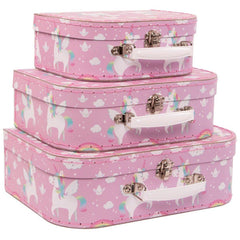 Rainbow Unicorn Suitcases (Set of 3) - Finding Unicorns