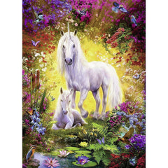 Unicorn and Foal Jigsaw Puzzle