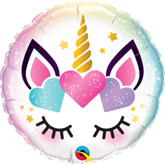 Sleepy Unicorn Foil Balloon - Finding Unicorns