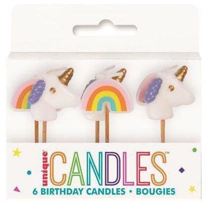 Unicorn Birthday Candles
