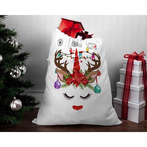 Unicorn Christmas Santa Sack - Finding Unicorns