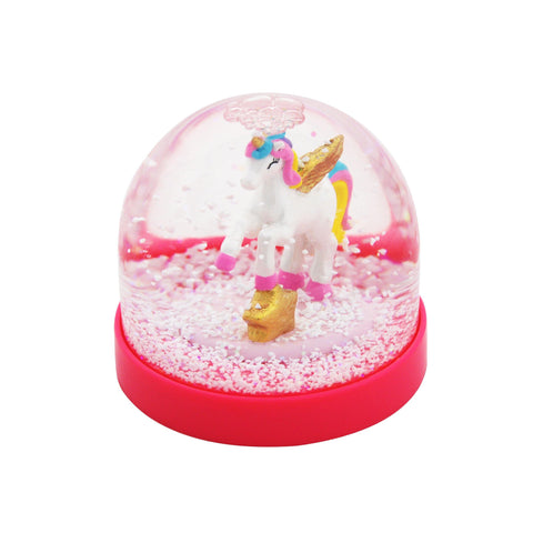Cotton Candy Unicorn Snow Globe