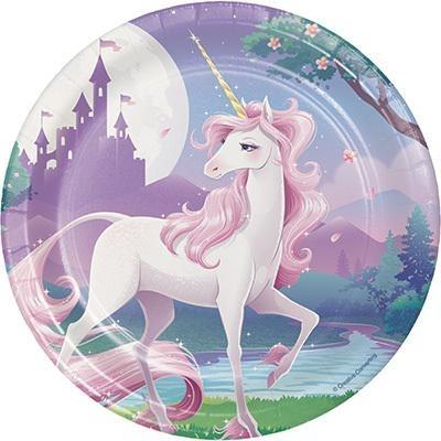 Unicorn Fantasy Party Plates - Finding Unicorns