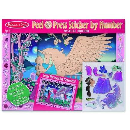 Mystical Unicorn - Peel and Press Sticker by Numbers