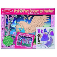 Mystical Unicorn - Peel and Press Sticker by Numbers - Finding Unicorns