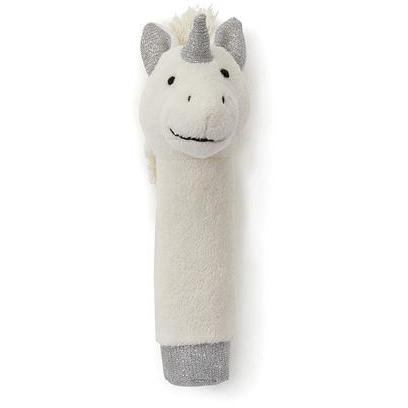 Silver Sprinkles Unicorn Baby Rattle